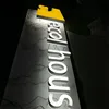 3d Clear LED Acrylic Face and Back lit shop letter signs