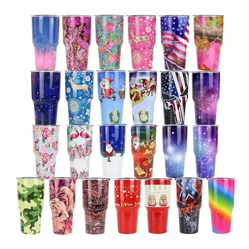 

AM-026 new fashion floral print stainless steel cups Tumbler Cup gift cups wholesale  cups winter hot for hours cup, Picture show;multi-color