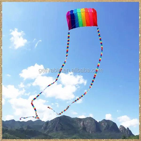 Single Line Easy Flying Rainbow Power Sled Kite Buy Power Sled Kite