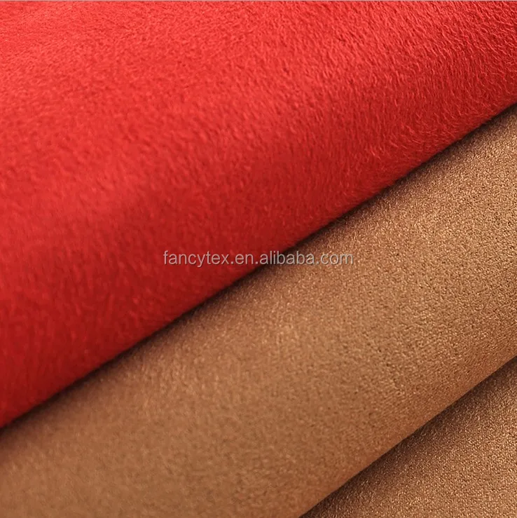
Wholesale Multipurpose Micro Faux Synthetic Suede Fabric for sofa cover fabric China factory 