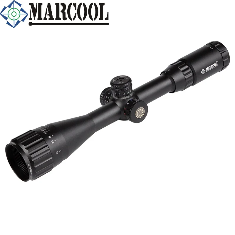 

Cheap scope MARCLOOL EST 3-9X40 AOIRGL 1/4 MOA 5 level red and green illumination riflescopes hunting scopes tactical scopes