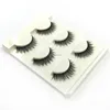 Custom Packing 3 Pairs Per Box False Fiber 3D Eyelashes