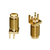 Waterproof bulkhead plug RF connectors SMA