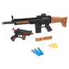 Military Weapon Guns 2 in 1 Plastic Sniper Rifle Toy Gun SCAR-L Toy Gun & Revolver with Safe Soft Bullets Hot Sale