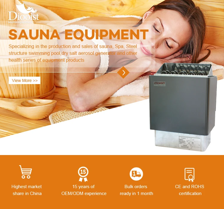 6KW 220V Dry Steam Spa Electric Mini Sauna Heater