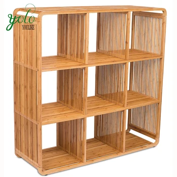 9 Cube Bamboo Storage Cabinet Shelf With Ample Space Buy