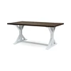 High quality country style dining table with 8 chairs