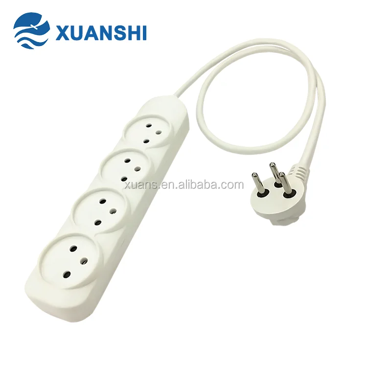 Israel 4 Way Electrical Extension Cord Multiple Socket With Switch