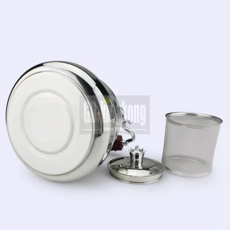 Unique Copper Islamic Dallah Arabian Coffee Pot Turkish Gold Plated