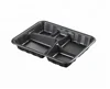 Easy Green Plastic Microwavable 5 Compartments PP Tiffin Carrier Thermal Lunch box food packaging container