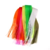 40 Strands/Pack 30CM Micro Silicone Round Rubber String Soft Worm Trout Fly Legs Fishing Jig Lure Skirts Fly Tying Material