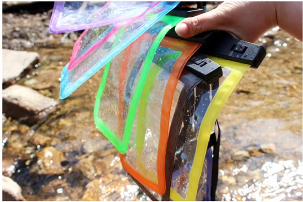 2017 Wholesale Mobile Phone Waterproof Bag, Transparent PVC Bag Waterproof Case for iPhone 7 Plus