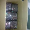New Design Crystal AB Stretched Rhinestones mesh roll 24 rows with Black Base ,elastic crystal mesh sheet for garment
