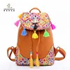 2019 Women fashion style school backpack bag in ethnic pattern outdoor rucksack