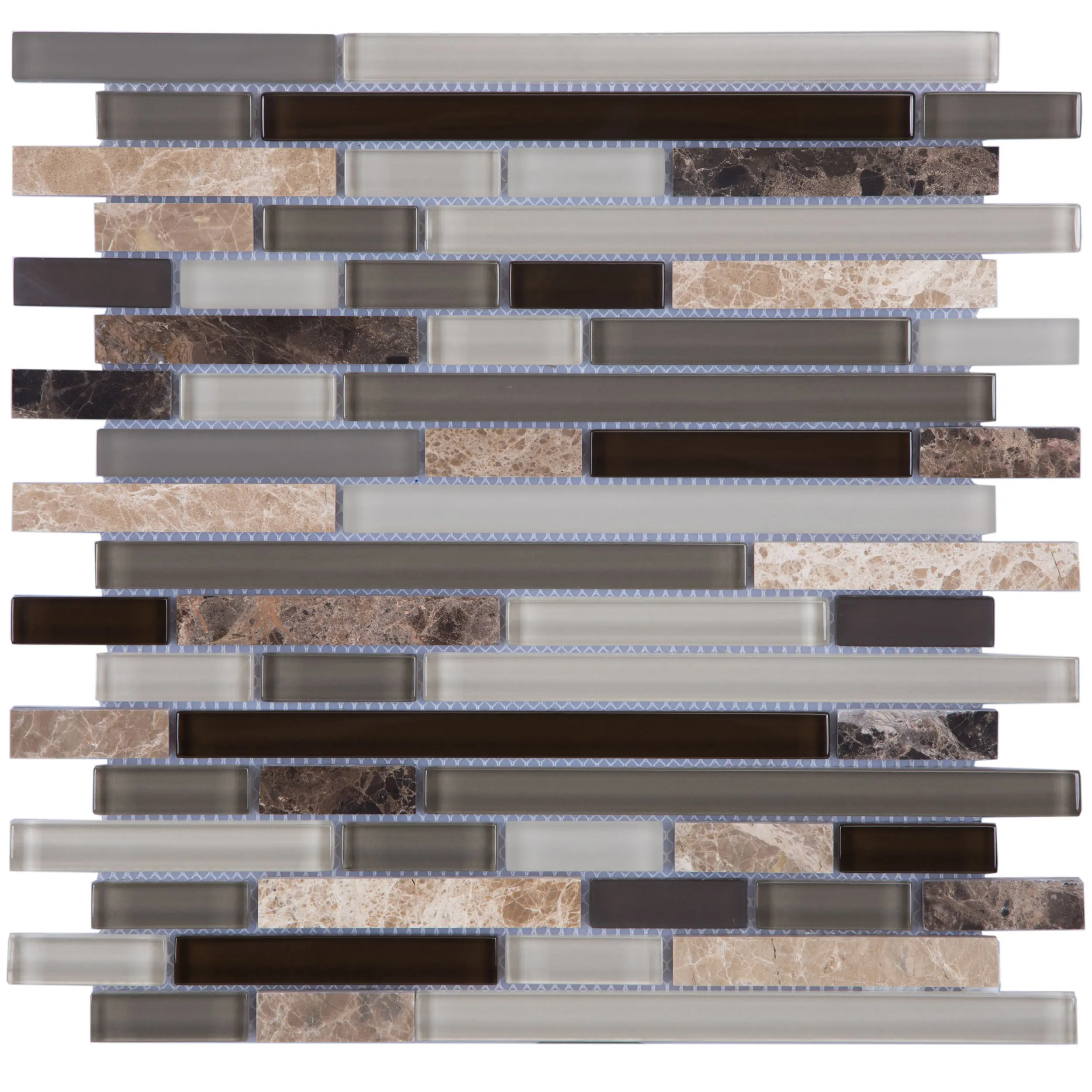 Factory price natural black marble stone wall tile strips