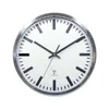 super quality high class 12 inch quartz analog stainless steel radio controlled wall clock