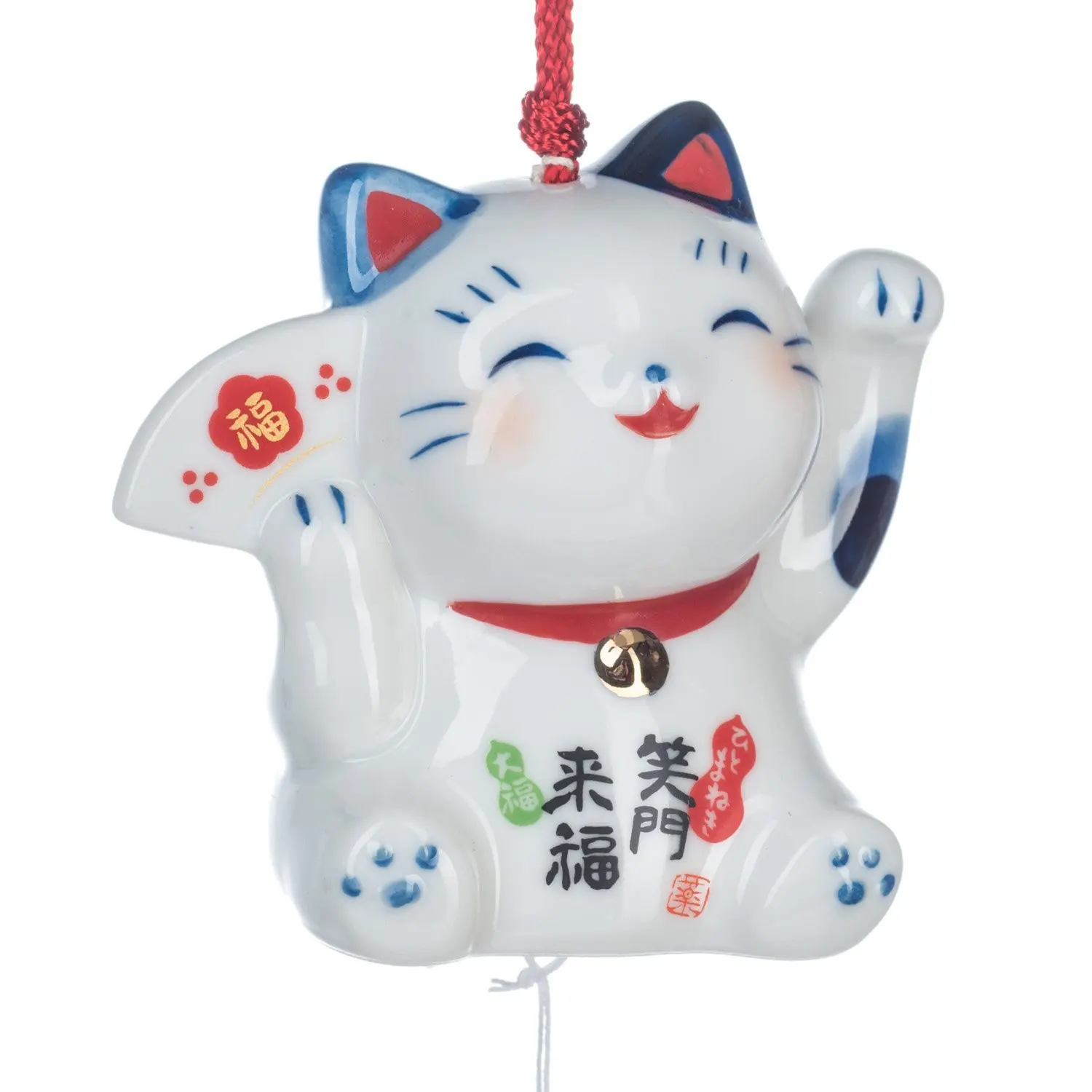 Lucky japanese. Брелок Манеки. Maneki Neko светодиод белый.