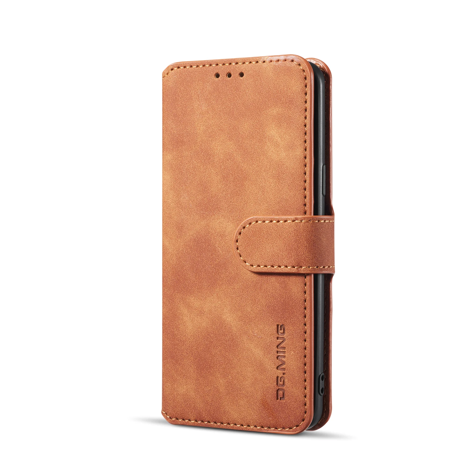 三星galaxy s8 s9 s10 plus note 9小袋保护套纯色小羊皮手机壳智能