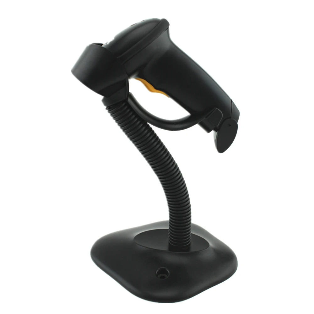 

YHD-1300G 25 language auto sense supermarket laser barcode scanner with display, Black;white