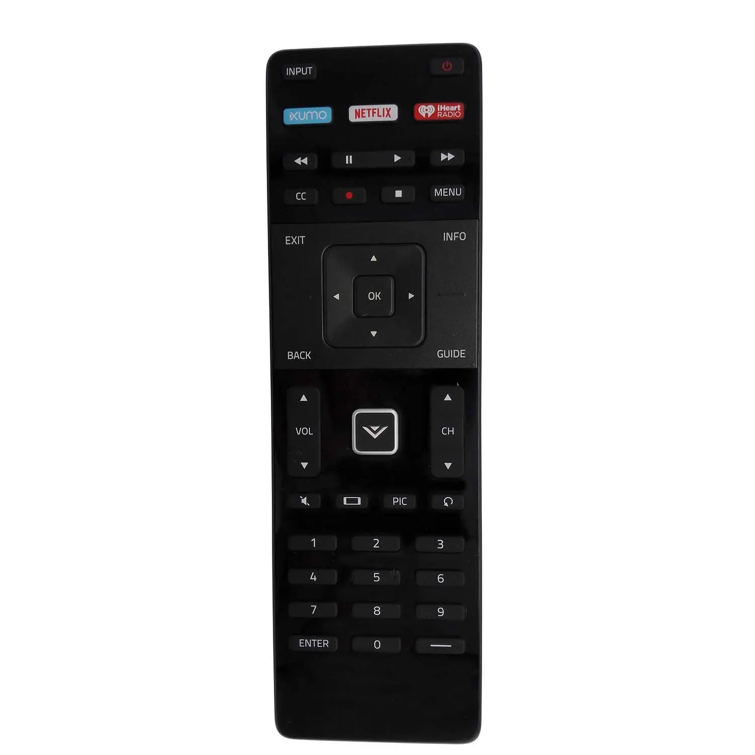 New XUMO XRT122 TV Remote Control for Vizio D39H-D0 D50U-D1 D55U-D1 D58U-D3 D65U-D2 E32-C1 E32H-C1 E40-C2 E40X-C2 E43-C2 E48-C2 E50-C1 E55-C1 E55-C2 E60-C3 E65-C3 E65X-C2 E70-C3