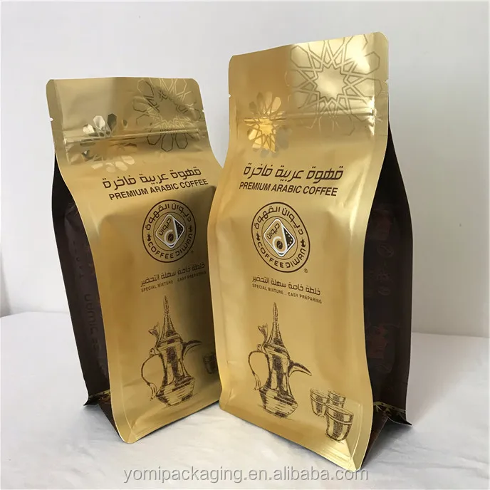 matte black coffee bags