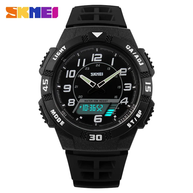 

SKMEI 1065 Sports Watch for Boy Outdoor Use Relojes Hombre Sports 50M Waterproof Digital Sport Watch Skmei Brand Quality Watch, 5 colors for choose from