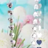 Lucite Wholesale Decorative Round Clear Crystal Looking Acrylic Bead Garland Strand For Party Wedding and Holiday Decorations10