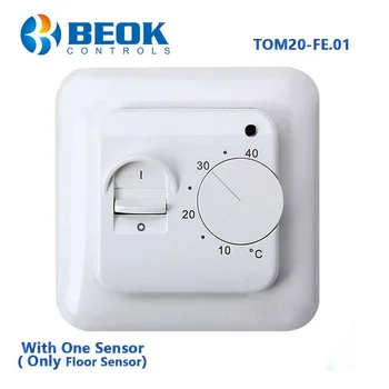 Tom20 Fe Manual Thermostat For Underfloor Heating 16a Electric Floor Application 2 Sensors Buy Manual Thermostat 16a Mechanical Electric Thermostat