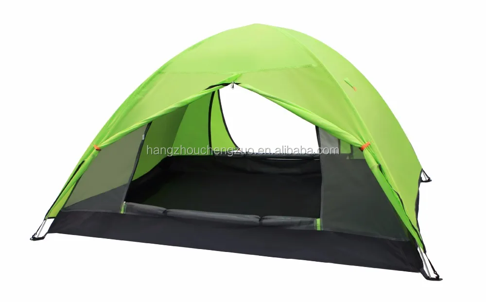 

Hot Selling Foldable Aluminum Pole Double Layers 2-3 Person Waterproof Outdoor Camping Tent, CZ-071B Double door Tent,Beach Tent