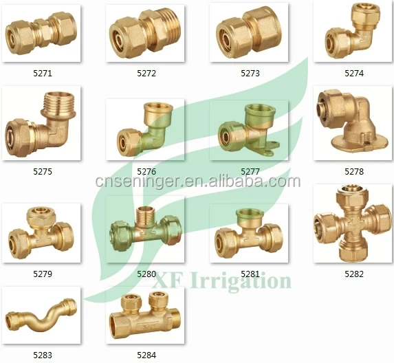 ELBOW BRASS 28MM OD EQUAL METRIC 90 Brass Plumbing Compression Fit EPS-CFE-28 