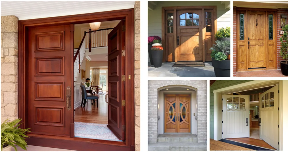 Exterior Stained Mahogany Prehung Double Solid Wooden Doors With 2 Side Lites Buy Traditional