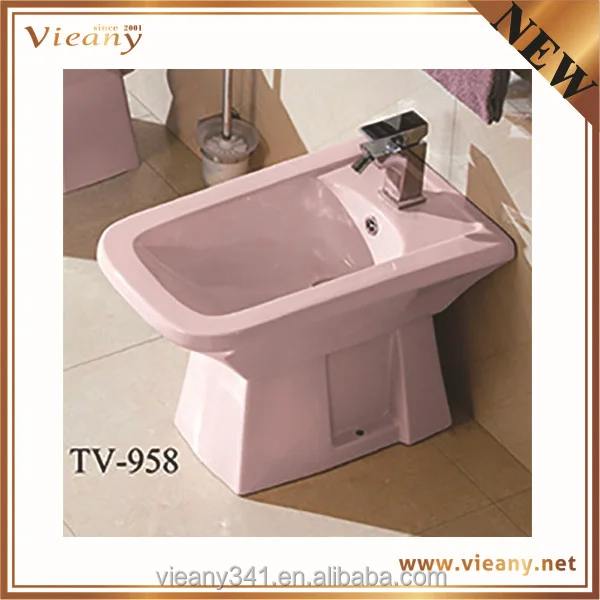 Modernen italienischen design rosa farbe boden badewanne ...
