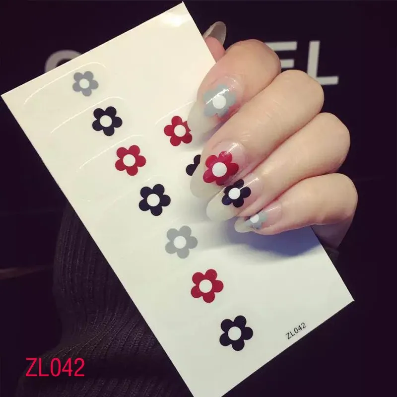 Factory Price Customized  Gel Shinning nail Polish wrap,Nail Sticker