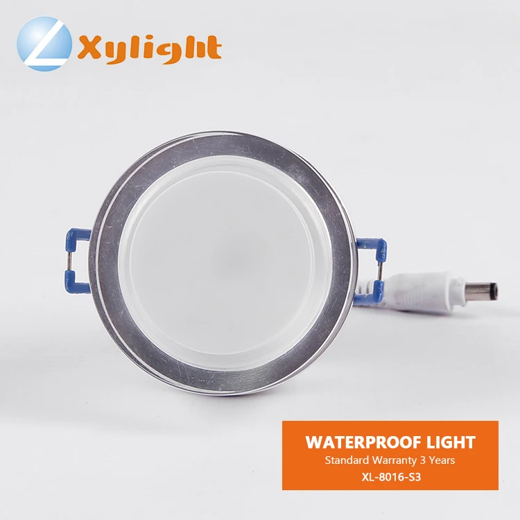 Small Transparent Water Resistant Ip65 Recessed Led Bathroom With Recessed Shower Downlight Stall Room Lighting