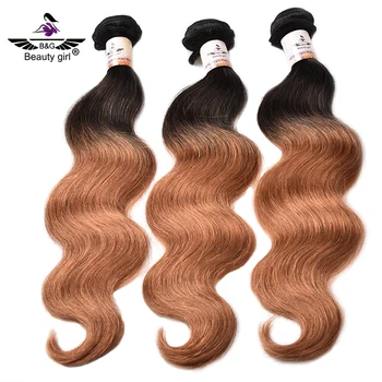 Manufacturers Wholesale Products 1b 30 Ombre Body Wave Human Hair