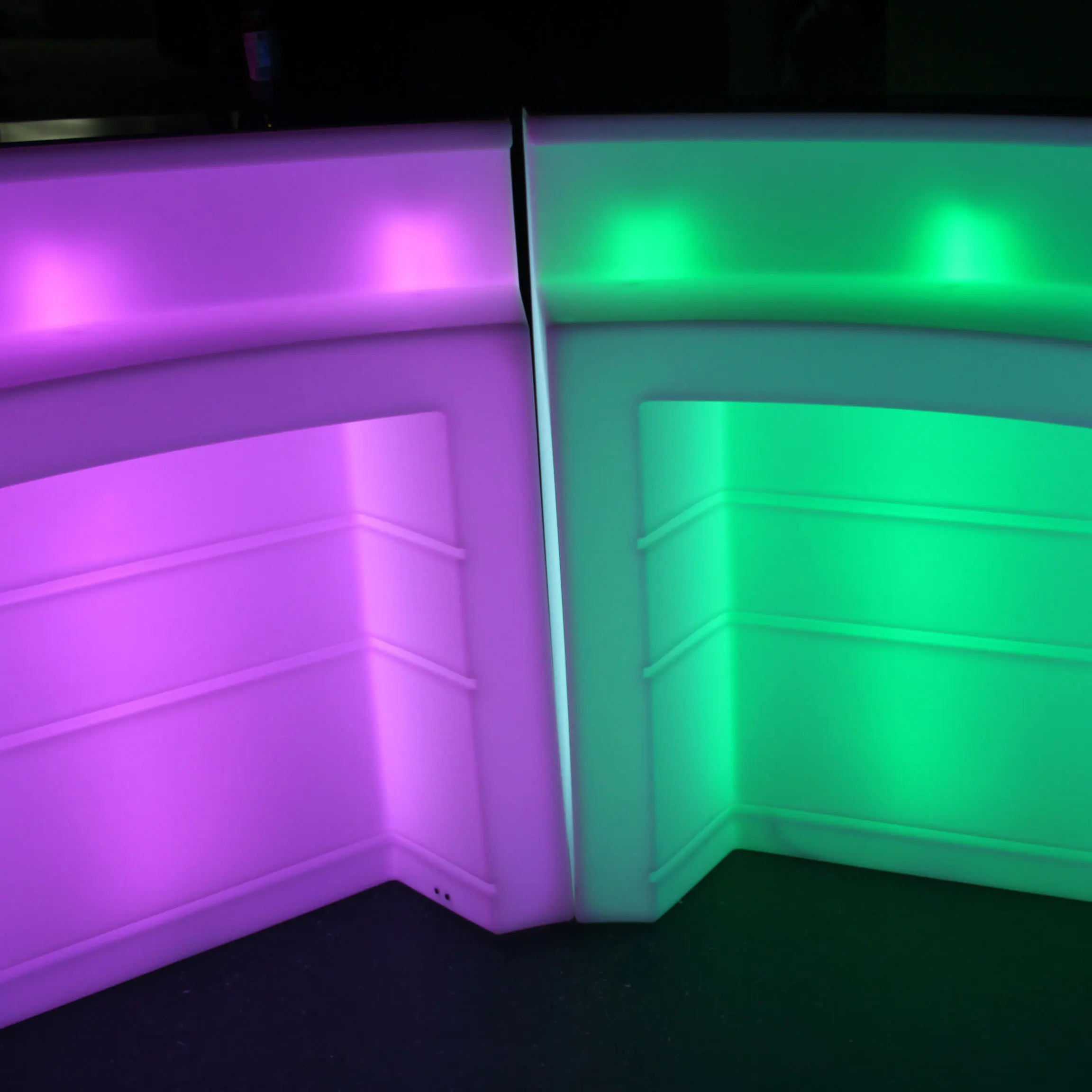 
2019 outdoor LED light modern illuminated bar counter 