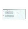 500 #10 Double Window Envelopes - Regular Gummed, White Security Envelopes - 4" 1/8 X 9" 1/2