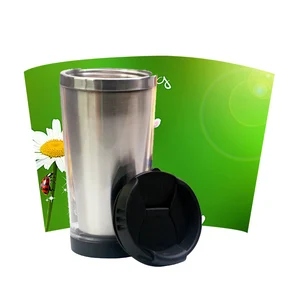 Image of 450ml stainless steel travel mug paper insert tumbler