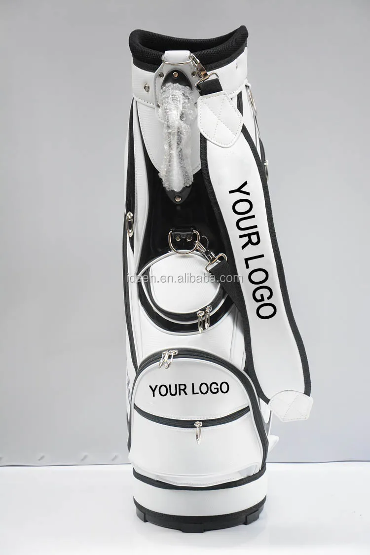 
wholesale customer LOGO Hot sale golf bag and Stand golf bag Waterproof Custom Tour Golf Staff PU Bag 