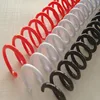 new promotional loose leaf binding supplies plastic spiral, binding notebook used pvc plastic coil spiral with various sizes