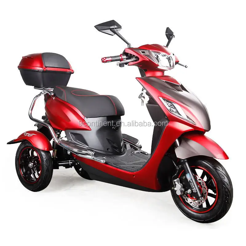

E-Scooter city coco mobility scooter 3 wheel scooter with led light, Black;white;red;silver;brown