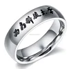 factory custom logo design your own stainless steel college class ring