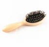 Hair brush with full cylinder handle with two size for option