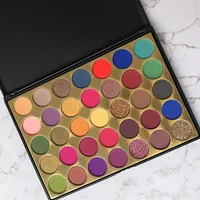 

Wholesale loose pigment vegan cosmetics makeup 35 colors eyeshadow palette makeup