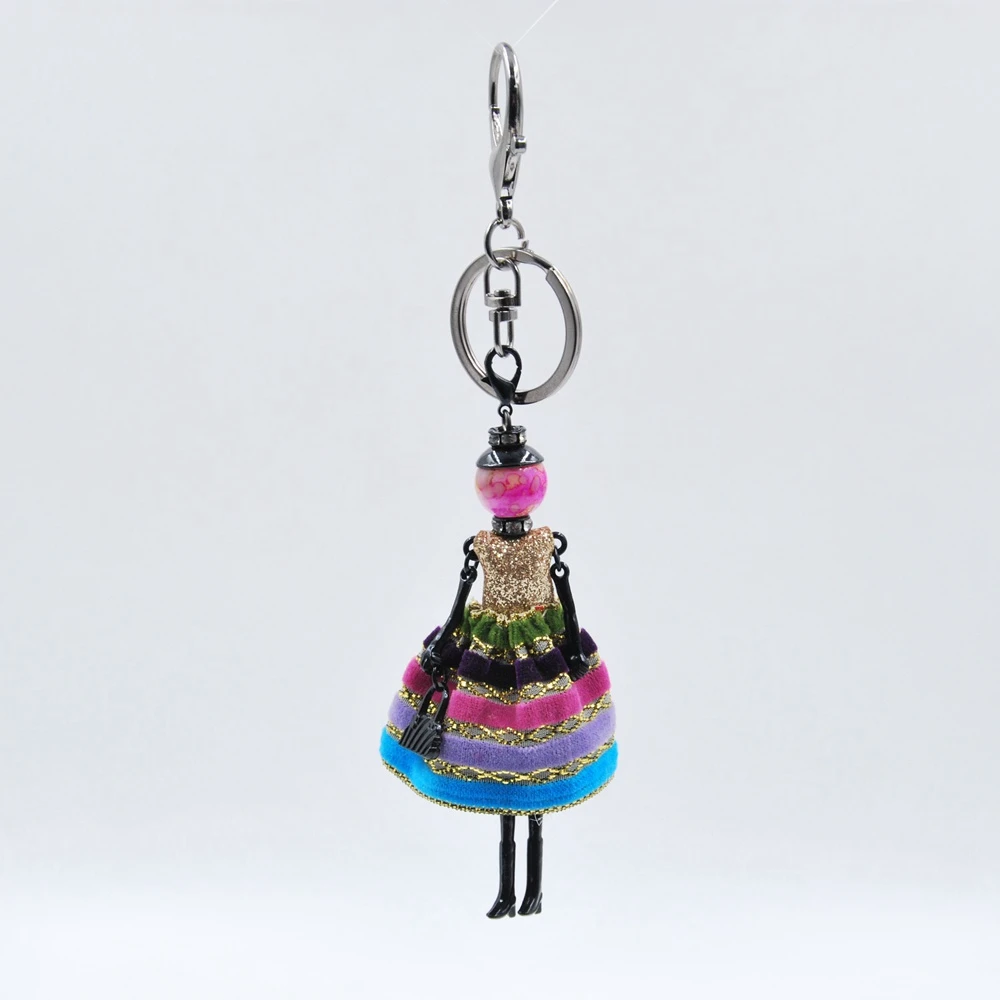 Wholesale Pink Color Lovely Handbag Keychain Car Keychain Mobile