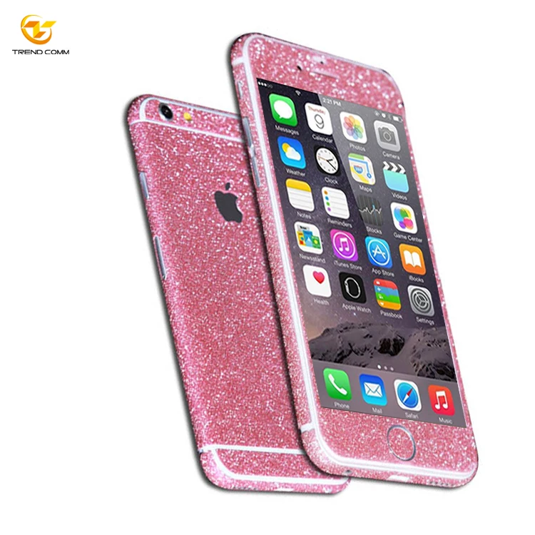 

Luxury Fully body for iphone bling glitter skin mobile phone sticker, Multi