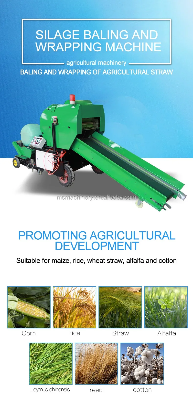 hay round baler