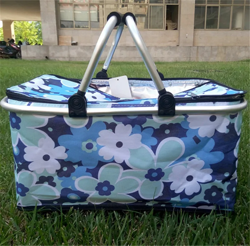 Colorful Collapsible Fabric Picnic Basket Buy Colorful Picnic Basket