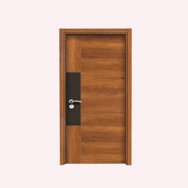 אירופאי סגנון מותאם אישית פנים מוצק עץ עץ חסין אש עץ דלת מודרני עיצוב