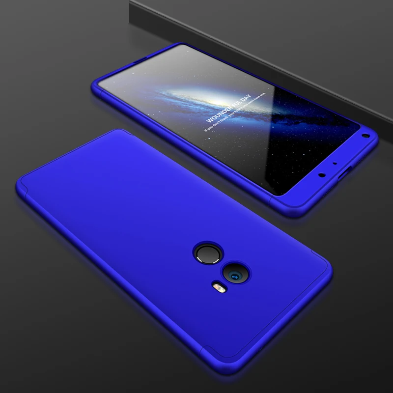 2018 hot sell 360 cover Removable 3in1 Hard PC Shield Back Cover Case for Xiaomi Mix 2 phone cases
